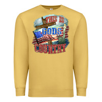 Antique Gold This is gods country Premium Sweatshirt - FaDigitalArtStudio