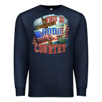 Navy This is gods country Premium Sweatshirt - FaDigitalArtStudio