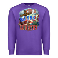 Purple This is gods country Premium Sweatshirt - FaDigitalArtStudio