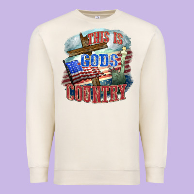 This Is Gods Country Premium Sweatshirt Designed By Fadigitalartstudio