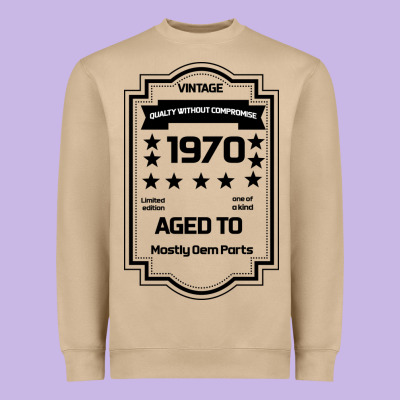 Vintage Quality Without Compromise 1970 Heavyweight Sweatshirt Designed By Bettercallsaul
