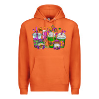 Carrot mardi gras gnomes coffee cups Premium Hoodie - OliviaCreatesArt