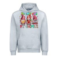Heather Grey 100 days with my gnomies Urban Hoodie - RacoonDesign