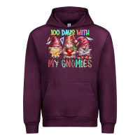 Mauve Wine 100 days with my gnomies Urban Hoodie - RacoonDesign