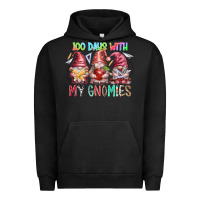 Pigment Black 100 days with my gnomies Urban Hoodie - RacoonDesign