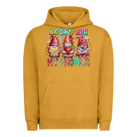 Pigment Peanut Butter 100 days with my gnomies Urban Hoodie - RacoonDesign
