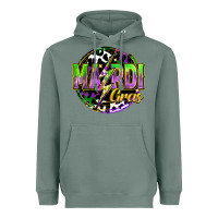 Sage mardi gras lightning Heavyweight Hoodie - FaDigitalArtStudio