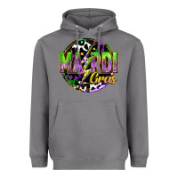 Storm mardi gras lightning Heavyweight Hoodie - FaDigitalArtStudio