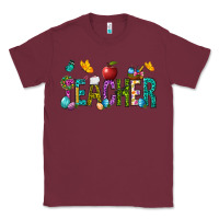 Burgundy Eastern Teacher Classic Tee - BundleAndBundleShop