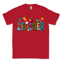 Red Eastern Teacher Classic Tee - BundleAndBundleShop