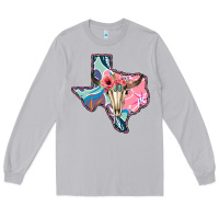 Moon Dust Texas Boho Bull Skull Long Sleeve Tee - Bettercallsaul