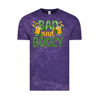 Cloud Purple Bad And Boozy St. Patricks Vintage Tee - BundleAndBundleShop