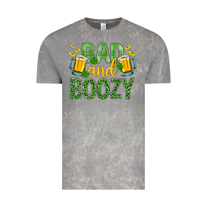 Bad And Boozy St. Patricks Vintage Tee by BundleAndBundleShop | Teevron