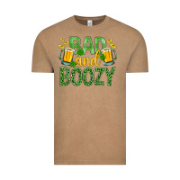 Vintage Coffee Bad And Boozy St. Patricks Vintage Tee - BundleAndBundleShop