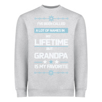 Heather Grey I VE BEEN CALLED GRANDPA -may favorite grandpa Heavyweight Sweatshirt - Bettercallsaul