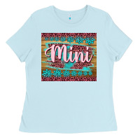 Baby Blue western mother's day mini Ladies Tee - BarkalooDesign