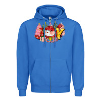 True Royal joy snowman Zipper Hoodie - CowGirlArtShop