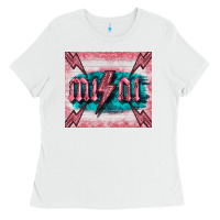 White western mini pink glitter Ladies Tee - BarkalooDesign