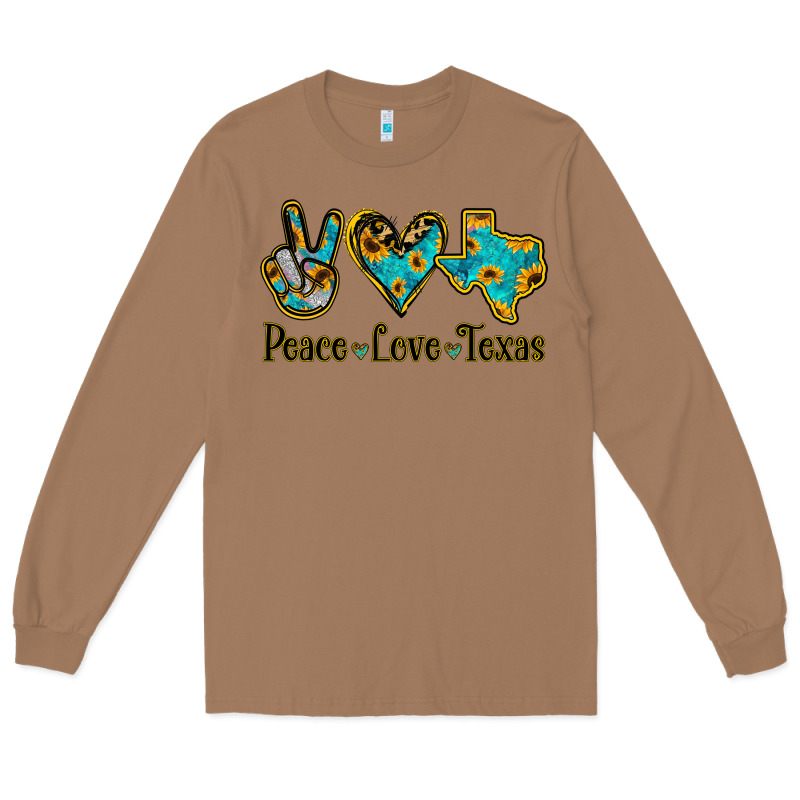 Peace Love Texas Long Sleeve Tee by Bettercallsaul | Teevron