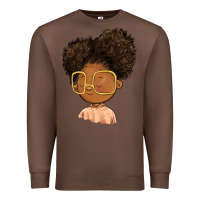 Chestnut black girl Premium Sweatshirt - FaDigitalArtStudio