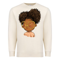 Sandshell black girl Premium Sweatshirt - FaDigitalArtStudio