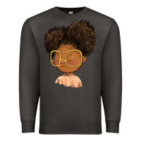 Smoke black girl Premium Sweatshirt - FaDigitalArtStudio