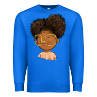 True Royal black girl Premium Sweatshirt - FaDigitalArtStudio