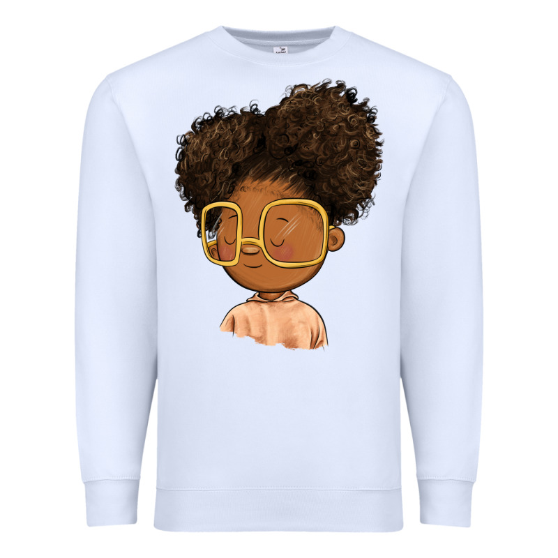 Black Girl Premium Sweatshirt by FaDigitalArtStudio | Teevron
