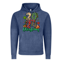 Vintage Denim 2024 family christmas Vintage Hoodie - MaliasSmallBusiness