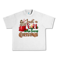 Lunar Rock just a girl who loves christmas Urban Heavy Tee - BundleAndBundleShop