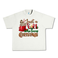 Pistachio just a girl who loves christmas Urban Heavy Tee - BundleAndBundleShop