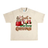 Sandshell just a girl who loves christmas Urban Heavy Tee - BundleAndBundleShop