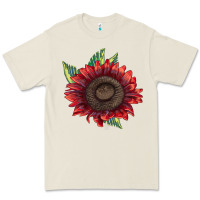 Bone procut red sunflower Premium Tee - LillyAllenDesigns