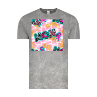 Cloud Rock Breast Cancer Awareness Mom With Leopard Patterns Vintage Tee - BundleAndBundleShop