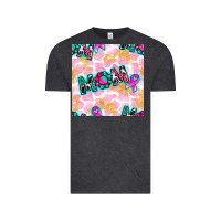 Vintage Black Breast Cancer Awareness Mom With Leopard Patterns Vintage Tee - BundleAndBundleShop