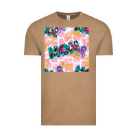 Vintage Coffee Breast Cancer Awareness Mom With Leopard Patterns Vintage Tee - BundleAndBundleShop