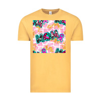Vintage Mustard Breast Cancer Awareness Mom With Leopard Patterns Vintage Tee - BundleAndBundleShop