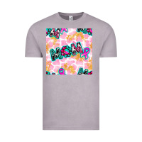 Vintage Zinc Breast Cancer Awareness Mom With Leopard Patterns Vintage Tee - BundleAndBundleShop