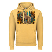 Vintage Mustard Western Wolves Vintage Hoodie - Jasminsmagicworld