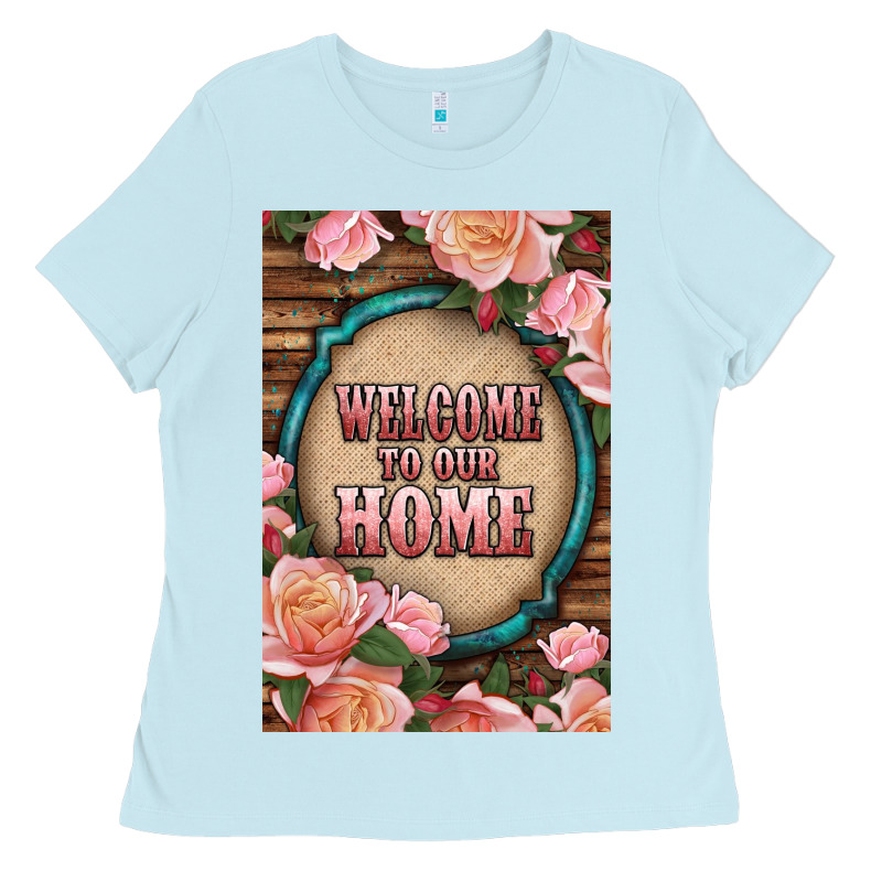 Western Welcome To Our Home Ladies Tee by LillyAllenDesigns | Teevron