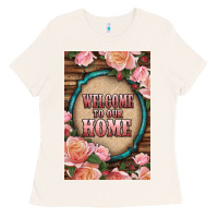 Bone Western Welcome To Our Home Ladies Tee - LillyAllenDesigns