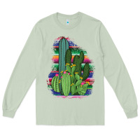 Matcha Western Serape Cactus Long Sleeve Tee - Bettercallsaul