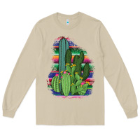 Mushroom Western Serape Cactus Long Sleeve Tee - Bettercallsaul
