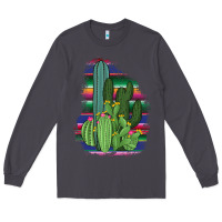 Smoke Western Serape Cactus Long Sleeve Tee - Bettercallsaul