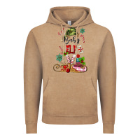Vintage Coffee baby elf Vintage Hoodie - MaliasSmallBusiness