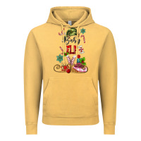 Vintage Mustard baby elf Vintage Hoodie - MaliasSmallBusiness