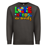 Smoke Love needs no words Premium Sweatshirt - FaDigitalArtStudio