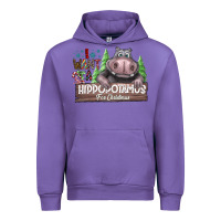 Tulip I Want a Hippopotamus for Christmas Urban Hoodie - CowhideDigitalArt