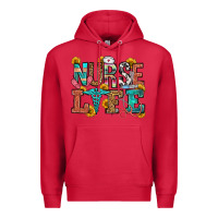 Cardinal nurse life Premium Hoodie - OliviaCreatesArt