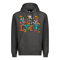 Charcoal Heather nurse life Premium Hoodie - OliviaCreatesArt
